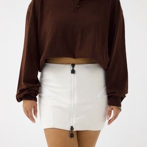 vtg CHANEL IDENTIFICATION mini skirt '04